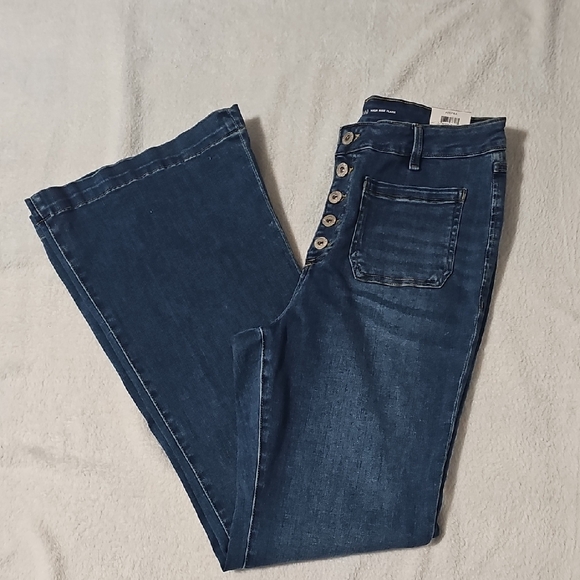 INC International Concepts Denim - INC International Concepts Dark Blue Flare Jeans